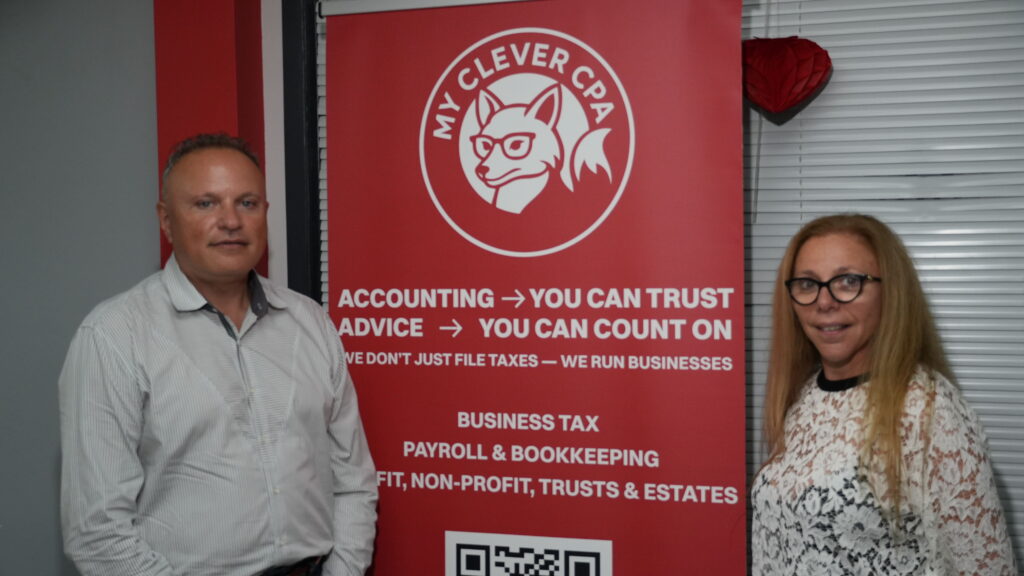 The MyCleverCPA principals in the office